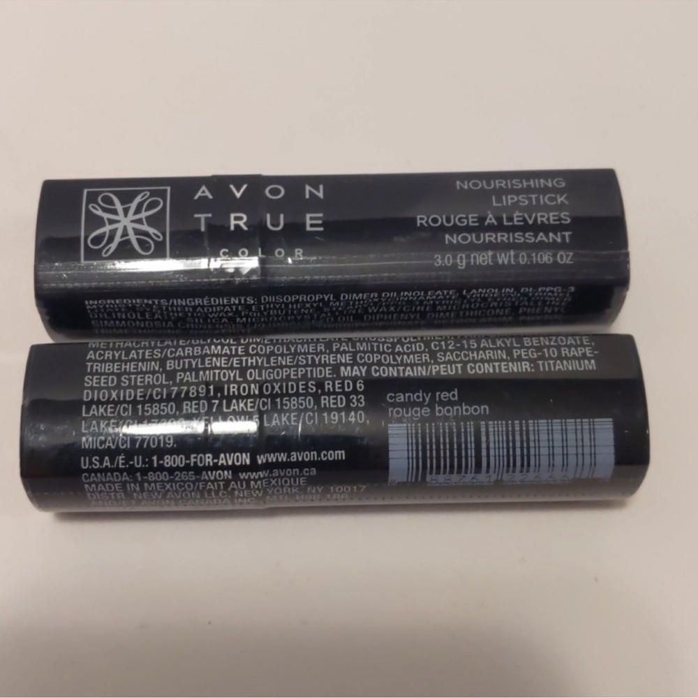 12 Avon True Color Nourishing Lipstick Candy Red - Picture 8 of 11